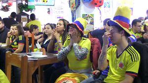 Fue una mañana de café muy amargo: la tristeza de los colombianos en Chile por su pobre debut en el Mundial