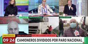 Dirigente camionero repasó a Francisco Vidal en "Bienvenidos": "Usted que fue político y hoy está en los matinales, también tiene culpa"