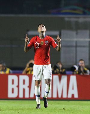 Erick Pulgar convirtió su primer gol por la Roja ante Japón en la Copa América