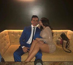 Las fotos del pasado de la novia de Maykel