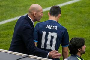 La peor noticia para James: ¡Zidane vuelve al Real Madrid!