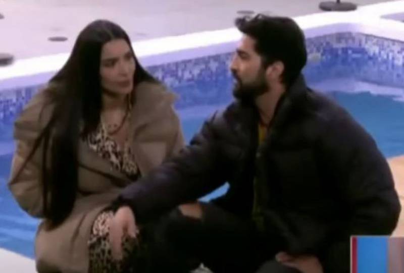 Dania Méndez y Arturo Carmona fueron felices dentro del reality show.