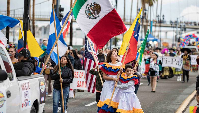 Celebración de la herencia Hispana en Los Ángeles.| Foto: Telemundo