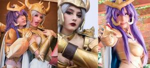 Los Caballeros del Zodiaco de Escorpio y Tauro como waifus espectaculares se hacen reales gracias a este cosplay