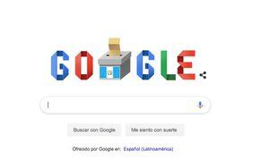 Google comparte doodle sobre elecciones en Guatemala