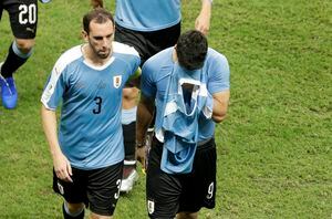 La desazón de Diego Godín en la despedida de Uruguay en Copa América: "Quedamos eliminados injustamente"