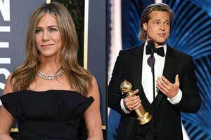 Así reaccionó Jennifer Aniston cuando Brad Pitt ganó un Golden Globes