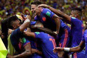 ¡Por todo lo alto! Yerry Mina puso a Colombia arriba, en Kazán