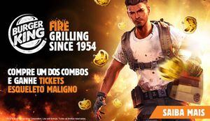 Parceria do Burger King e Free Fire no Brasil premiará jogadores com códigos exclusivos