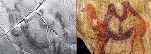 Científicos hallaron imágenes de camellos en un colmillo de mamut de hace 13 mil años