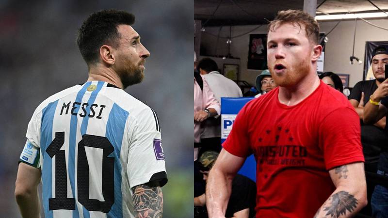 ‘Canelo’ Álvarez volvió a atacar a Leo Messi a través de Twitter
