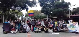 Estudiantes caminan desde Medellín a Bogotá para defender la educación superior