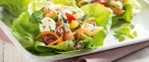 Saudável e refrescante: a receita de salada de macarrão com atum e molho de iogurte