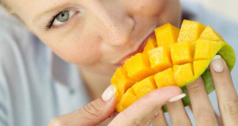 Comer mango hace que se pueda concebir una salud general.