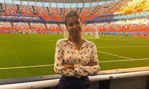 Periodista colombiana fue acosada en transmisión en vivo en Mundial de Rusia 2018