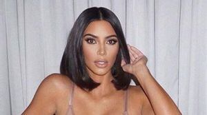 ¿Y la ropa interior? La foto indiscreta de Kim Kardashian en medias transparentes