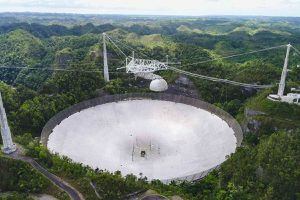 Más daños por rotura de cables en el observatorio de Arecibo
