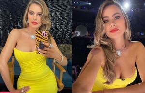 Sofía Vergara da lecciones de estilo y poder vestida de amarillo a los 49 años