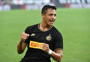 Se sacó la mufa: El primer gol de Alexis Sánchez en el Inter de Milán