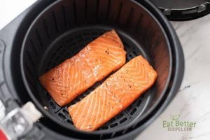 Fácil y saludable receta de salmón en la air fryer