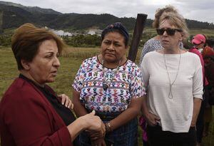 Ganadoras del Premio Nobel de la Paz demandan cese de la minería en Guatemala