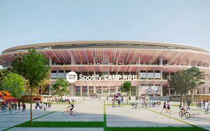 Spotify compra los derechos del nombre del estadio del Barcelona y también de la camiseta