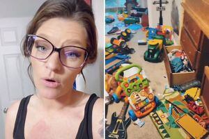 Mãe viraliza por jogar fora os brinquedos do filho de 5 anos quando ele se recusa a limpar o quarto