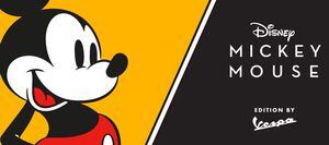 Disney y Vespa se unieron para lanzar una motocicleta que homenajea a Mickey Mouse