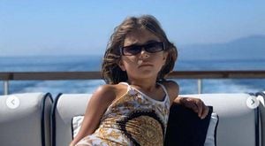 La hija de Kourtney Kardashian usó dos costosos atuendos Gucci en París