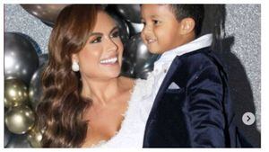 Sara Uribe desempolvó foto de bebé que deja claro que su hijo se parece al papá, Fredy Guarín