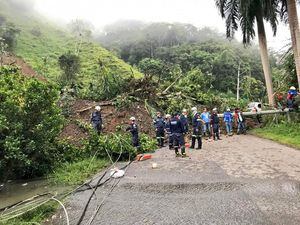 Imágenes del trágico derrumbe en La Palma (Cundinamarca)