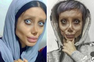 La foto sin maquillaje de la 'Angelina Jolie iraní' que demuestra que era bella