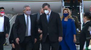 Alberto Fernández, presidente de Argentina, llega a México para reunirse con AMLO