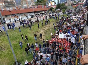 Así avanza la 'gran toma de Bogotá' durante el paro nacional del 28 de noviembre