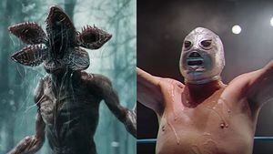 El Santo se enfrenta al Demogorgon de Stranger Things en una lucha épica