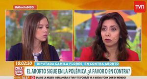 "¡Qué ignorancia más grande!": Las críticas a la diputada Camila Flores tras mostrarse en contra del aborto en el matinal "Muy buenos días"