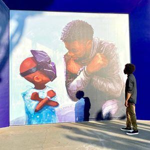 Disneyland inauguró el emotivo mural en honor a Chadwick Boseman (Pantera Negra)