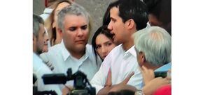 Iván Duque y Juan Guaidó se encontraron en Cúcuta durante el Venezuela Aid Live