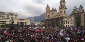 Rutas y horarios del paro nacional de este 4 de diciembre en Bogotá