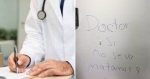 Con aterrador mensaje amenazan de muerte a familia de doctor en Bogotá