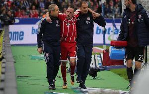 La nube negra no suelta al Bayern de Vidal: Ribery queda tres meses fuera de las canchas