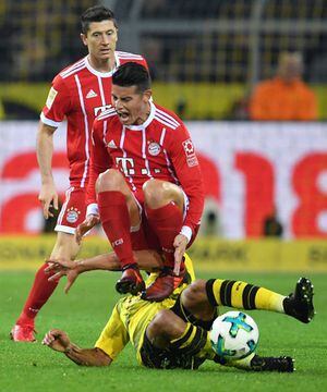 Le llovieron elogios a James Rodríguez esta mañana tras práctica del Bayern Múnich