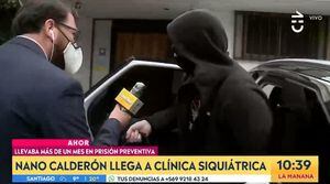 "Nano" Calderón ingresó esta mañana a clínica psiquiátrica