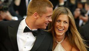 Esta es la única foto del matrimonio secreto de Brad Pitt y Jennifer Aniston, lucían perdidamente enamorados