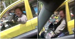 (VIDEO) Conductor de taxi agrede a mujer en Bogotá y genera nueva polémica