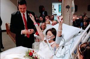 “¡Muerte, no te tengo miedo!”: Se casó sólo horas antes de morir luego de luchar contra un devastador cáncer
