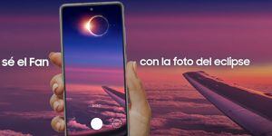 Samsung Chile te sube a un avión para fotografiar el eclipse con su Galaxy S20 FE - #S20FanEclipse