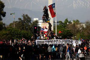 Plaza Italia registra la manifestación con mayor cantidad de gente desde el inicio de la pandemia