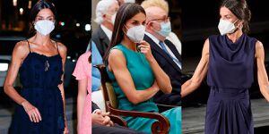 Looks con los que la reina Letizia lució sus tonificados brazos
