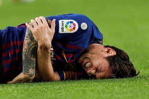 ¡Revelan primeras imágenes de Messi tras su fractura!